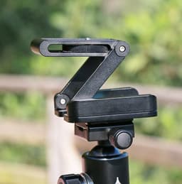 image-Compatible with Apple, Ulanzi Z Flex Tilt Tripod Head Aluminum Alloy Folding Quick Release Plate Stand Mount Spirit Level For Phones Camera