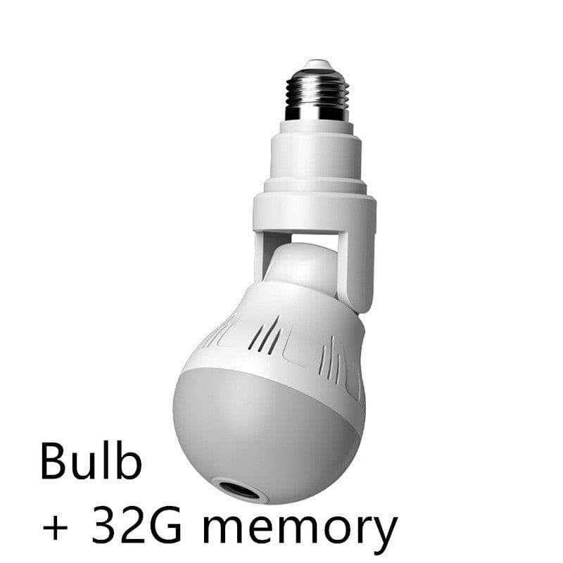 image-Bulb lamp wifi ip camera 1080p wireless Panoramic 360 fish eye 2mp smart home security lighting cctv surveillance ip cameras