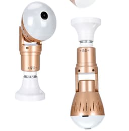 image-Bulb lamp wifi ip camera 1080p wireless Panoramic 360 fish eye 2mp smart home security lighting cctv surveillance ip cameras