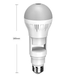 image-Bulb lamp wifi ip camera 1080p wireless Panoramic 360 fish eye 2mp smart home security lighting cctv surveillance ip cameras