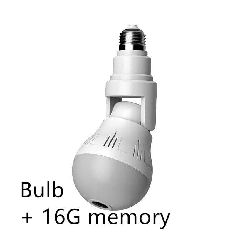 image-Bulb lamp wifi ip camera 1080p wireless Panoramic 360 fish eye 2mp smart home security lighting cctv surveillance ip cameras