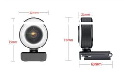 image-USB 1080P auto focus AF fill light beauty camera