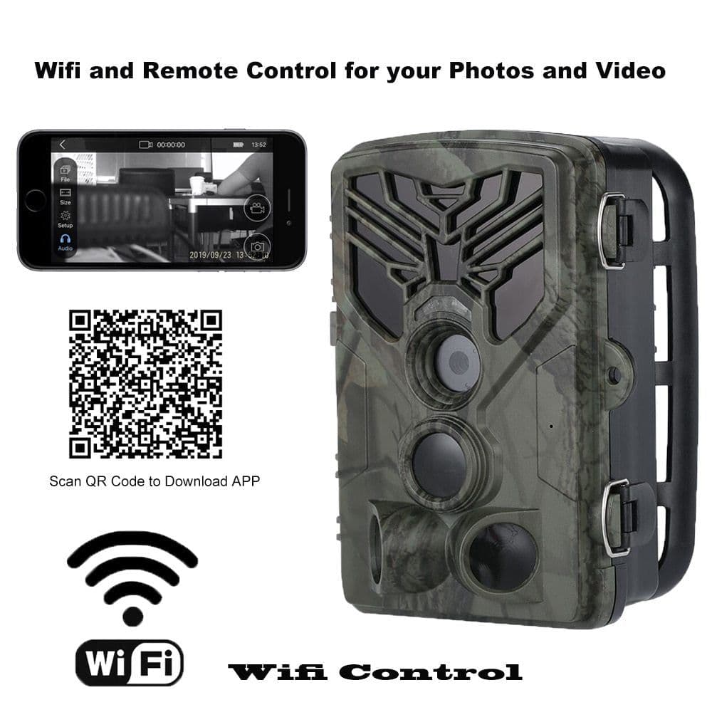 image-Field tracking camera Live Wifi APP Bluetooth control hunting camera Wifi830 20MP 1080P