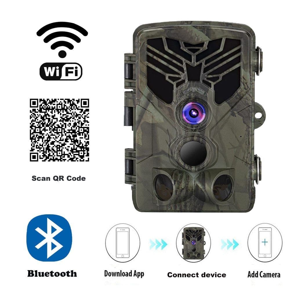 image-Field tracking camera Live Wifi APP Bluetooth control hunting camera Wifi830 20MP 1080P