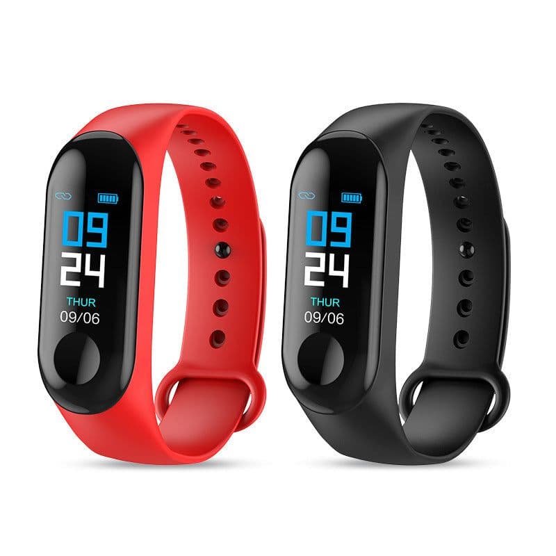 image-Compatible With , Smart Bracelet Heart Rate And Blood Pressure Exercise Meter Step Information Push Smart Reminder Color Bracelet