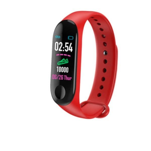 image-Compatible With , Smart Bracelet Heart Rate And Blood Pressure Exercise Meter Step Information Push Smart Reminder Color Bracelet