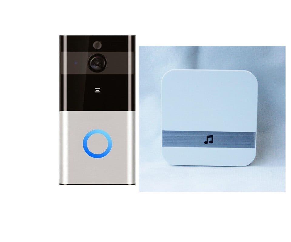 image-Marlboze 720P WIFI Visual Doorbell Wireless Intercom Doorbell PIR Motion Detection Night View SD card Video Smart Doorbell Ring