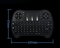 image-Private Mode I8 Flying Squirrel Smart Touch Game USB2.4G Full Keyboard TV Brain Wireless Remote Control