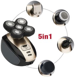 image-5 In 1 Multifunctional Electric Shaver 5 Blade Razor For Men Shaved Head Rechargeable Shaving Machine Beard Nose Hair Trimmer