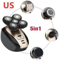 image-5 In 1 Multifunctional Electric Shaver 5 Blade Razor For Men Shaved Head Rechargeable Shaving Machine Beard Nose Hair Trimmer