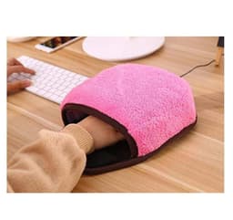 image-USB Heated Mouse Pad Bracers Mat Mause Alfombrilla Ordenador Hand Warmer