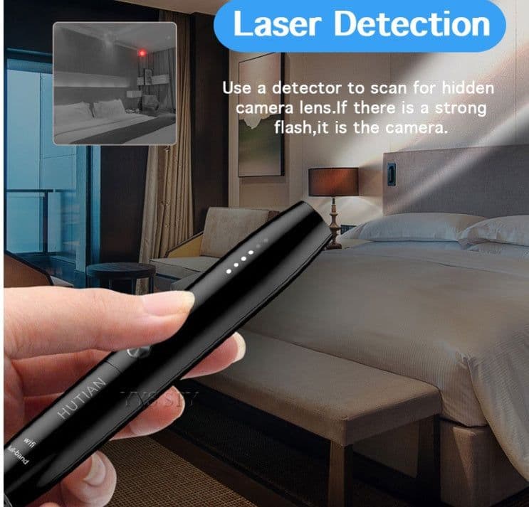 image-Bugs Finder Spy Gadgets Detector GPS Tracking GSM Card Locator Mini Cam Hidden Camera Pen Spy Wiretap Sound Signal Hunter Finder