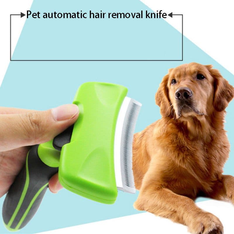image-Combs Grooming-Brush Deshedding-Tool Pet-Hair-Remover Edge-Trimming Dog-Cat-Rake Furmine