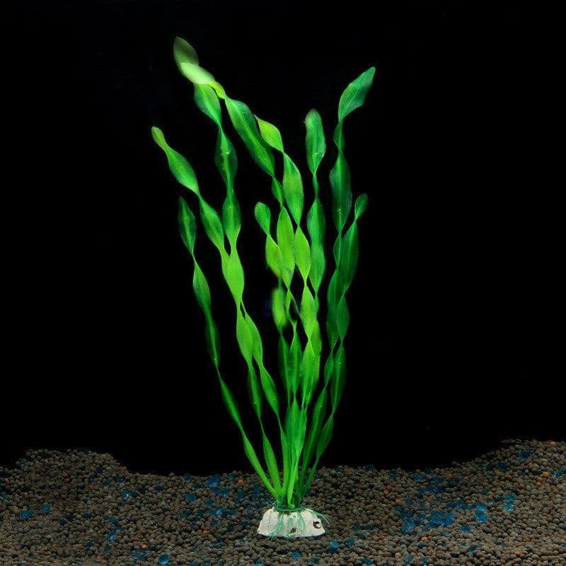 image-Aquarium Simulation Water Plants North American Fish Tank Landscaping Aquarium Decorations Fake Fish Grass Seabed Thin Strips Of Water Kelp Grass