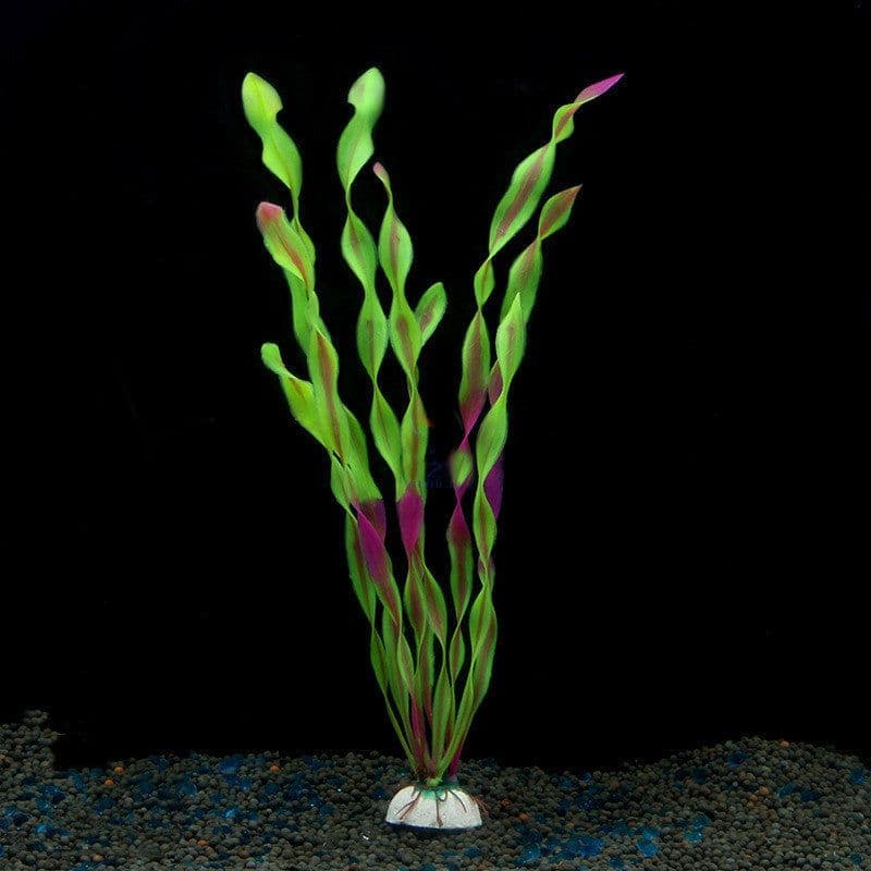 image-Aquarium Simulation Water Plants North American Fish Tank Landscaping Aquarium Decorations Fake Fish Grass Seabed Thin Strips Of Water Kelp Grass