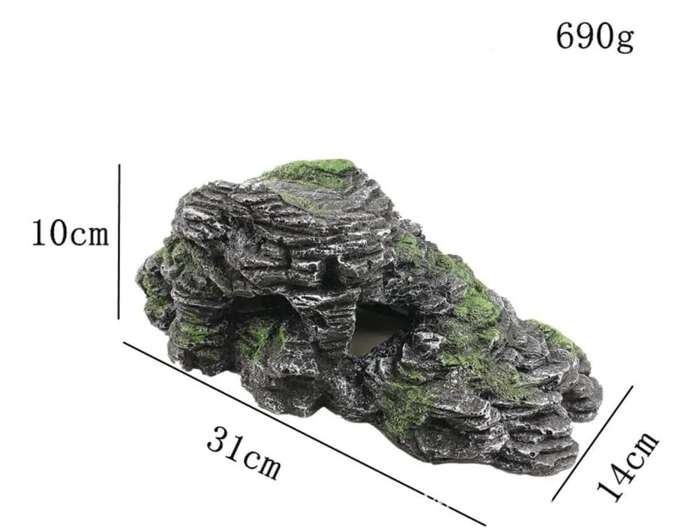 image-Fish Tank Aquarium Landscaping Decoration Rockery Tortoise Terrace