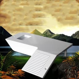 image-With Gecko Belt Feeding Sucker Horned Frog Drying Platform Turtle Climbing Reptile Floating Island Ladder Climbing Platform Lizard Trough Floating Platform
