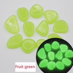 image-Garden aquarium aquarium luminous stone Artificial fluorite fluorescent luminous pebbles