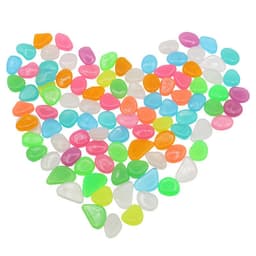 image-Garden aquarium aquarium luminous stone Artificial fluorite fluorescent luminous pebbles