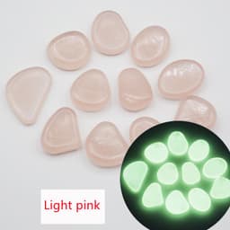 image-Garden aquarium aquarium luminous stone Artificial fluorite fluorescent luminous pebbles