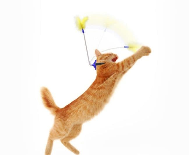 image-Self Healing Collar Neck Toy Spring Foot With Tap To Tease Cat Stick