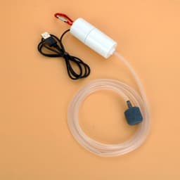 image-Aquarium Fish Tank USB Oxygen Air Pump Mute Energy Saving Supplies Portable Mini Aquatic Terrarium Fish Tank Accessories