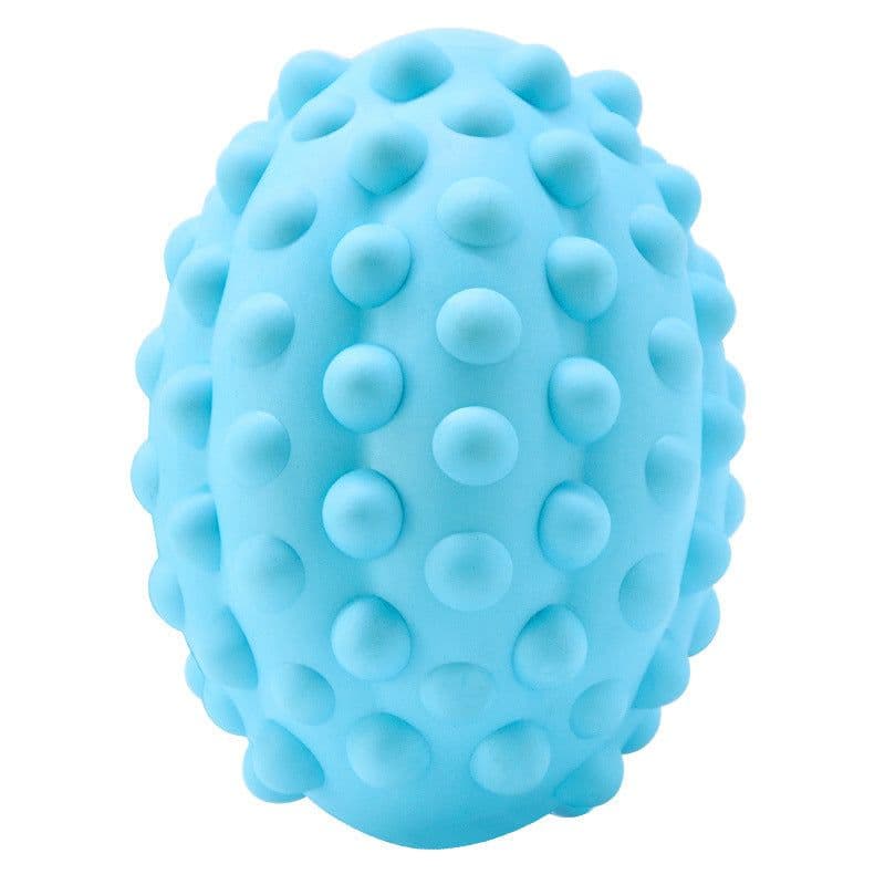 image-Pet Toy Rubber Bump Rugby Vocal Resistance Bite Wear