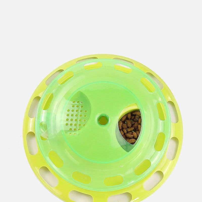 image-Feeding Cat Toy Bell Ball Puzzle Cat Turntable