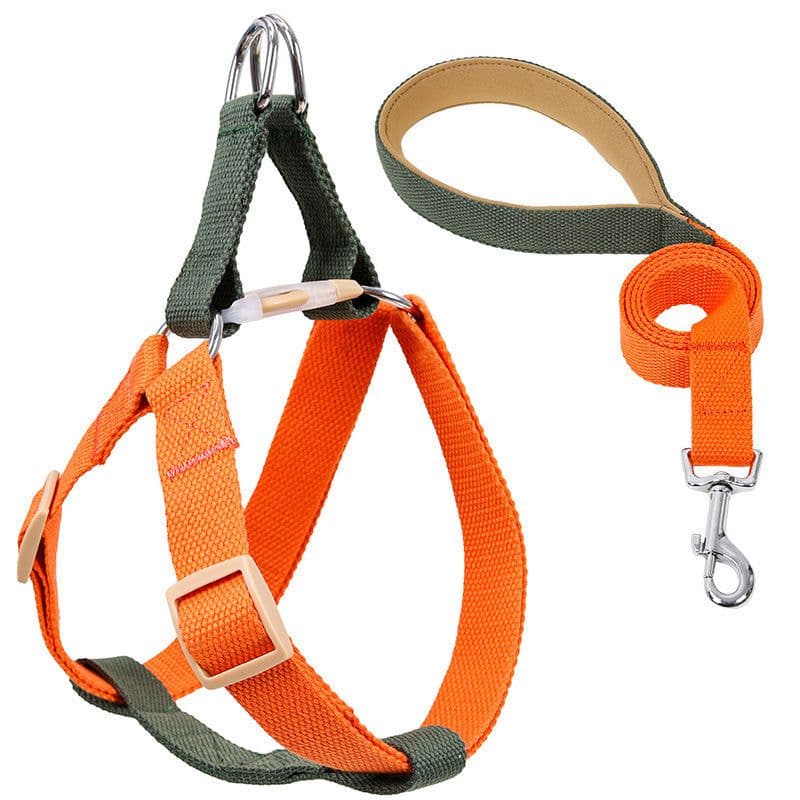 image-Color Pet Drawstring Leash Vest-style Dog Leash