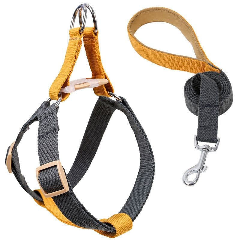 image-Color Pet Drawstring Leash Vest-style Dog Leash