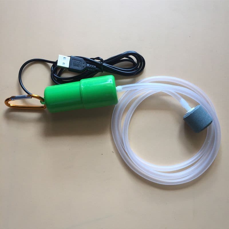 image-Small USB Home Fish Tank Atmospheric Oxygen Booster