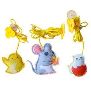 image-Cat Toys Simulated Caterpillar Cute Toys Funny Self-hey Interactive Toy Rope Grabbing Mouse Telescopic Hanging Cat Pet Supplies