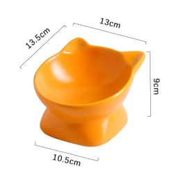 image-Anti-overturning High Foot Double Bowl Pet Supplies