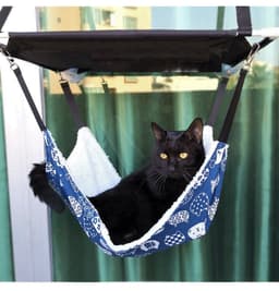 image-Breathable Fleece Hook Pet Hammock Supplies