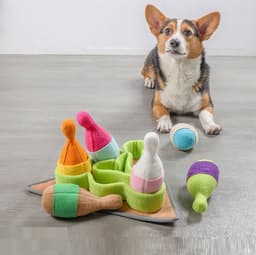 image-Pet Puzzle Play Tibetan Food Sports Training Bowling Toys