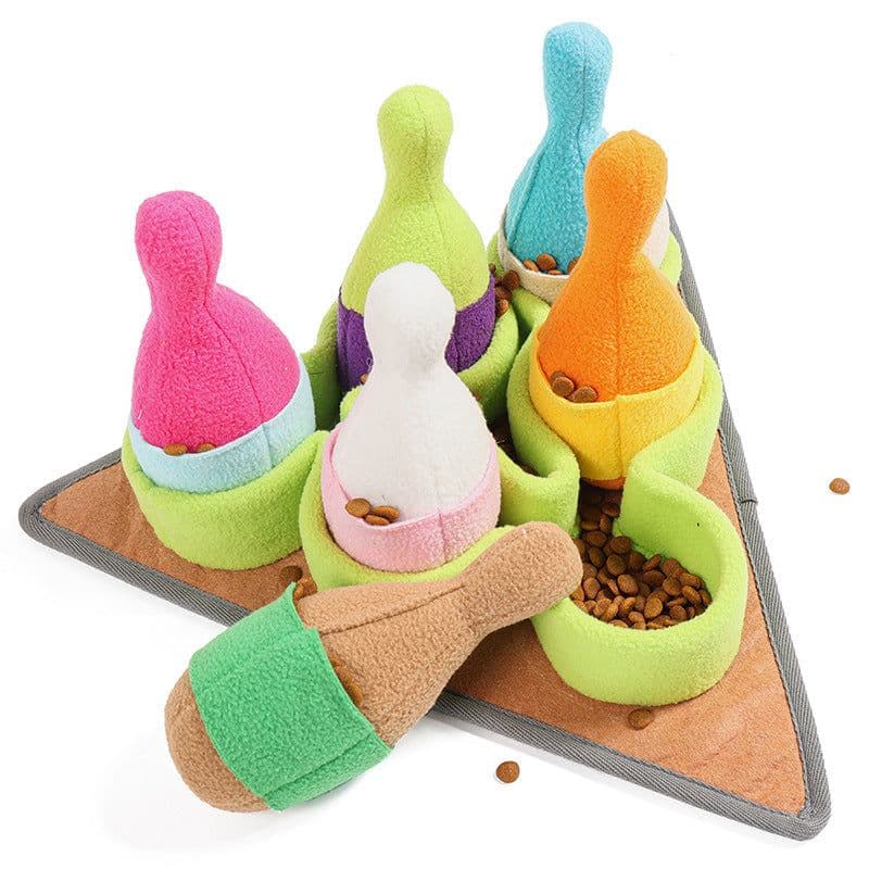 image-Pet Puzzle Play Tibetan Food Sports Training Bowling Toys