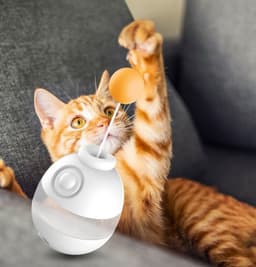 image-Feather Bell Pet Cat Toy Funny Stick Tumbler