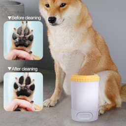 image-Automatic Pet Foot Wash Cup Automatic Cleaning Tool