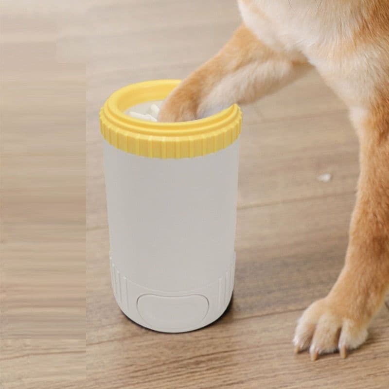 image-Automatic Pet Foot Wash Cup Automatic Cleaning Tool