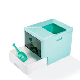 image-Large Drawer Type Fully Enclosed Cat Litter Basin