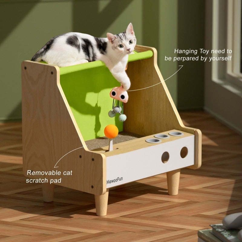image-All Season All-in-one Semi Enclosed Large Space Cat Scratch Nest