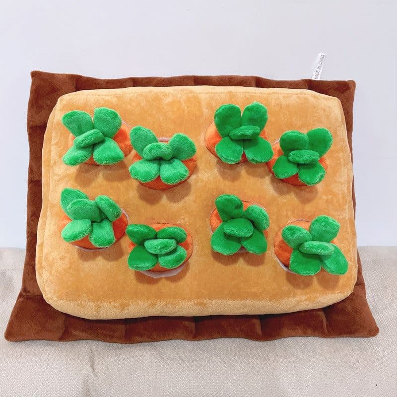 image-Parent-child Puzzle Pet Bites Plush Doll Radish Doll