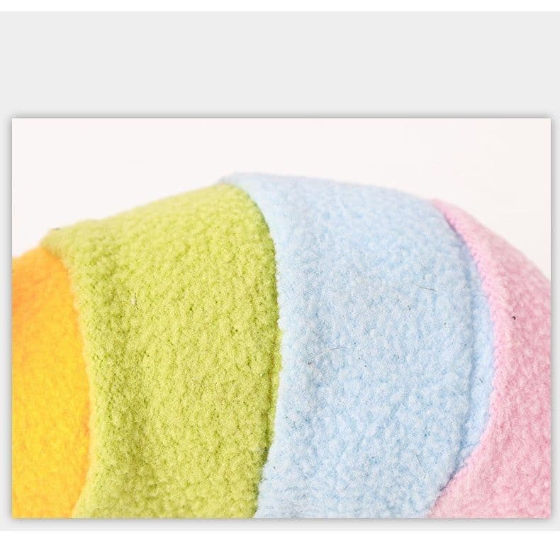 image-Rainbow Mouse Pet Tease Cat Plush Bite Resistant Toy