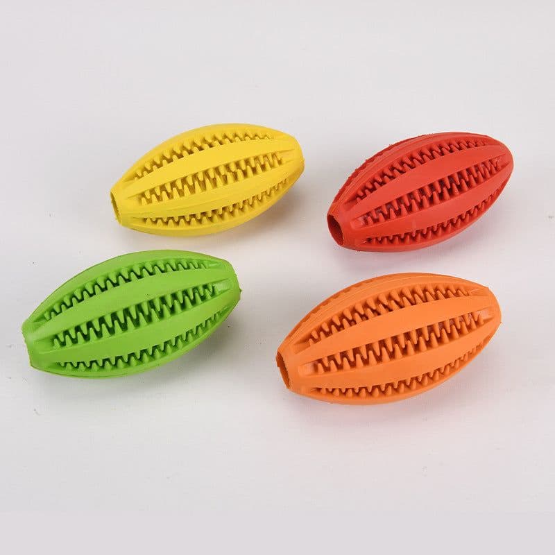 image-Dog Toy Pet Chewing Molars Teeth Cleaning Olive Watermelon Ball Puzzle Toy