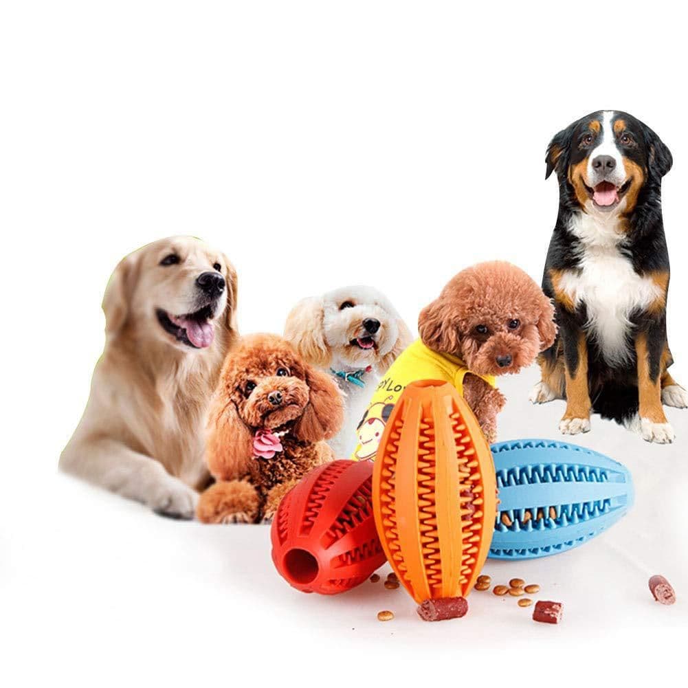 image-Dog Toy Pet Chewing Molars Teeth Cleaning Olive Watermelon Ball Puzzle Toy