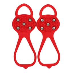 image-Unisex Men 5 Teeth Ice Gripper For Shoes Crampons Ice Gripper Spike Grips Cleats For Snow Studs Non-Slip Climbing Hiking Covers
