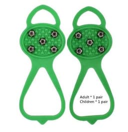 image-Unisex Men 5 Teeth Ice Gripper For Shoes Crampons Ice Gripper Spike Grips Cleats For Snow Studs Non-Slip Climbing Hiking Covers
