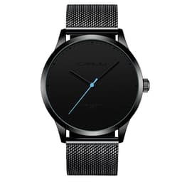 image-Stainless Steel Mesh Belt Fashion Watch Men