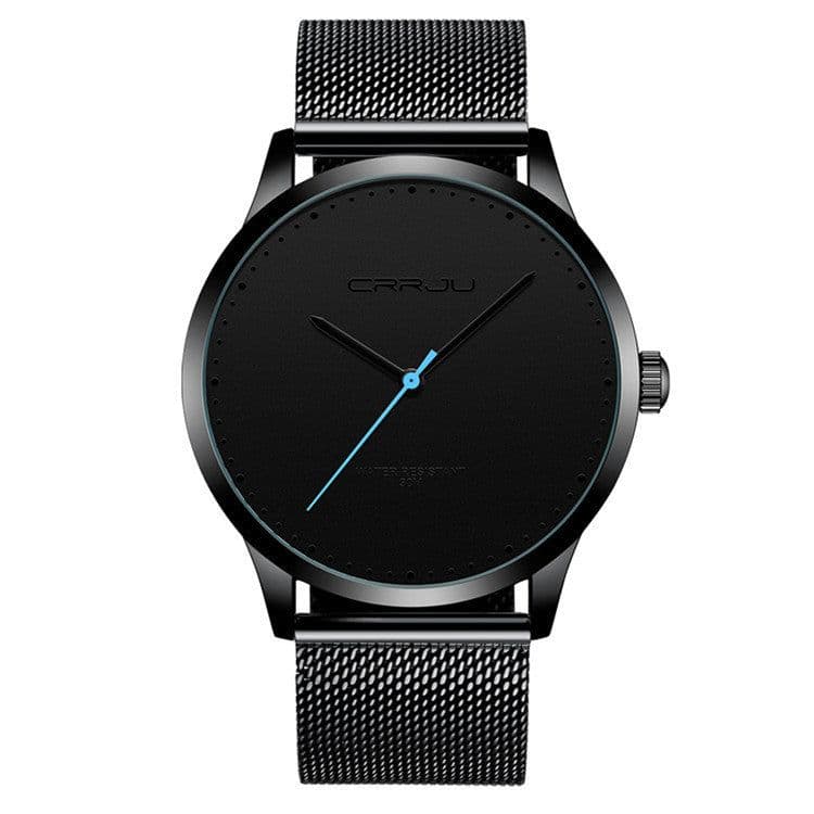image-Stainless Steel Mesh Belt Fashion Watch Men