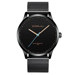 image-Stainless Steel Mesh Belt Fashion Watch Men